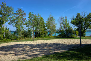 sand volley ball area